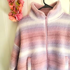 American Eagle Pastel Sherpa/Teddy jacket